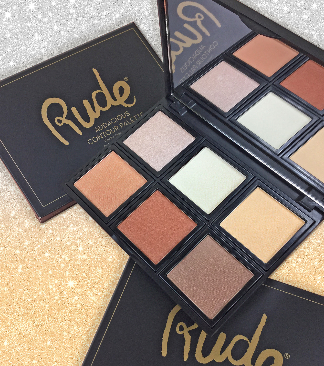 Audacious Contour Palette Contour by Rude Cosmetics | Fleurcouture