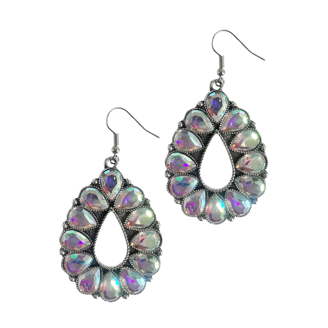 Aurora Borealis Drop Earrings Aurora Borealis One Size Earrings by Grace & Emma | Fleurcouture