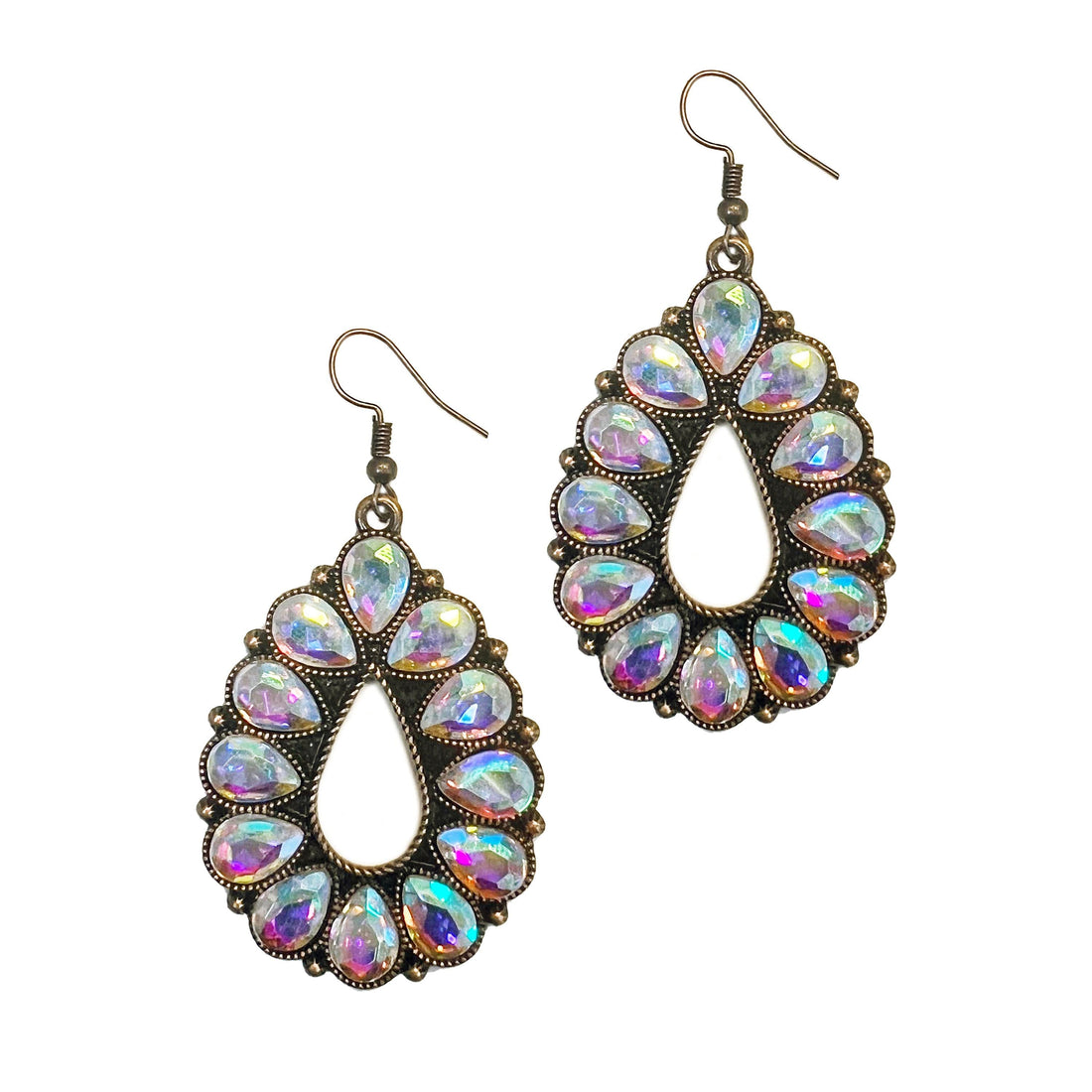 Aurora Borealis Drop Earrings Aurora Borealis One Size Earrings by Grace & Emma | Fleurcouture