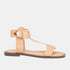 Ava Ankle Buckle Sandal 5 Nude FLATS by MODAPASSO | Fleurcouture