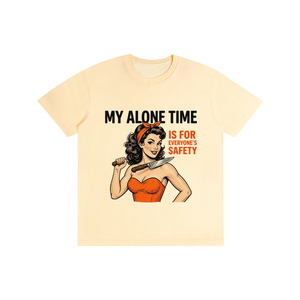 Myalonetime,foreveryonessafety,funny,sarcastic,retro,1950s,tee,tahirt