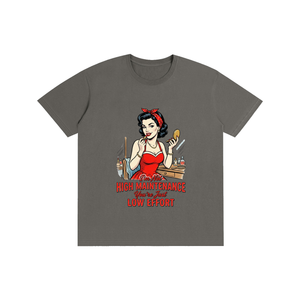 Imnothighmaintenance,yourjustloweffort,retro,1950s,funny,sarcastic,tee,tshirt