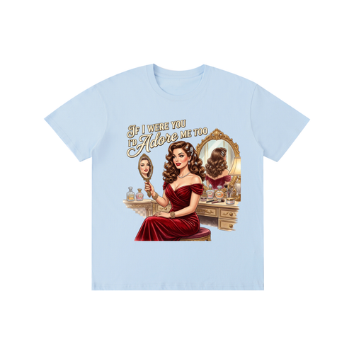 Ifiwereyouidadoremetoo,funny,sarcastic,retro,1950s,tee,tshirt