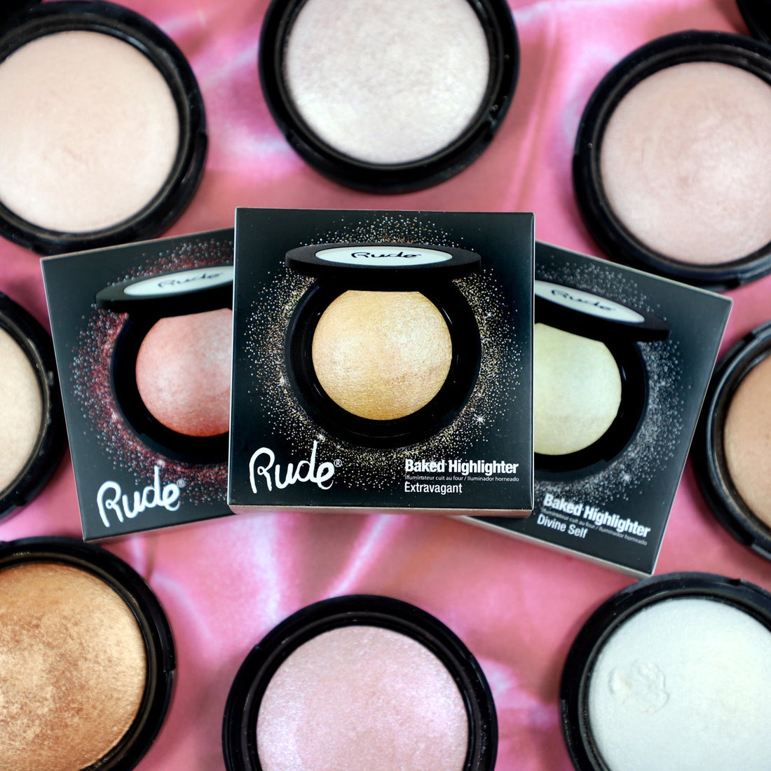 Baked Highlighter Highlighter by Rude Cosmetics | Fleurcouture