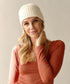 BAMBOO COTTON BEANIE CREAM One size by Fabina | Fleurcouture