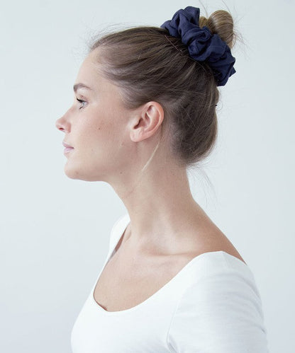 BAMBOO SCRUNCHIES SLATE NAVY One size by Fabina | Fleurcouture