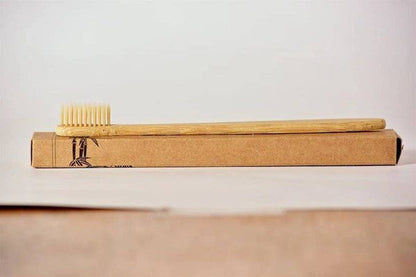 Bamboo Toothbrush. Soft. Eco-Friendly As shown One Size by BeNat | Fleurcouture