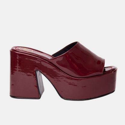 Barbie 5 Burgundy WEDGES by MODAPASSO | Fleurcouture