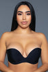 Barely Even There Bra Black A by BE WICKED | Fleurcouture