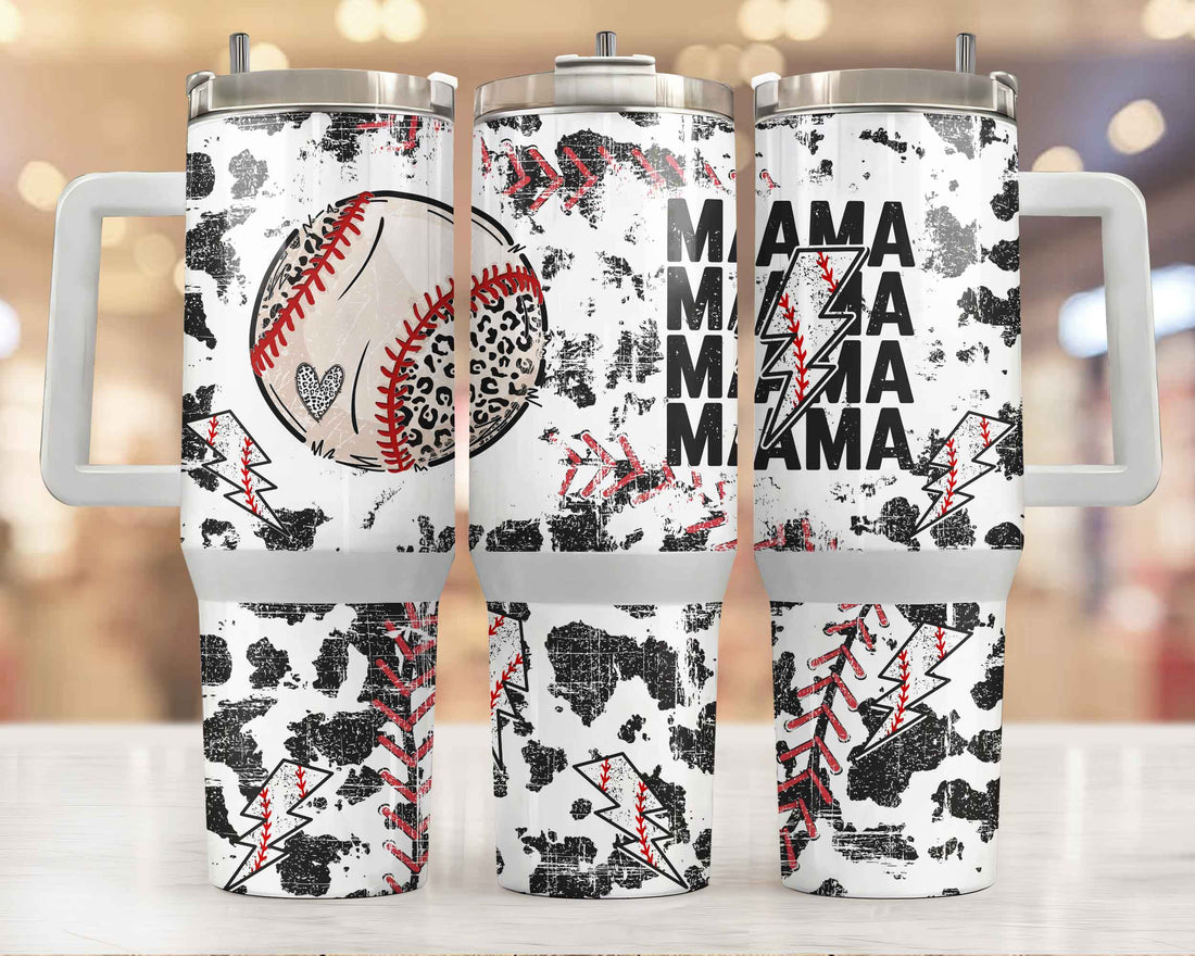 Baseball Mama 40oz Tumbler Tumbler by Tea-Shirt Shoppe | Fleurcouture