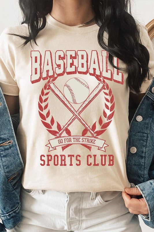 Baseball Sports Club Graphic T Shirts CREAM S by Color Bear | Fleurcouture