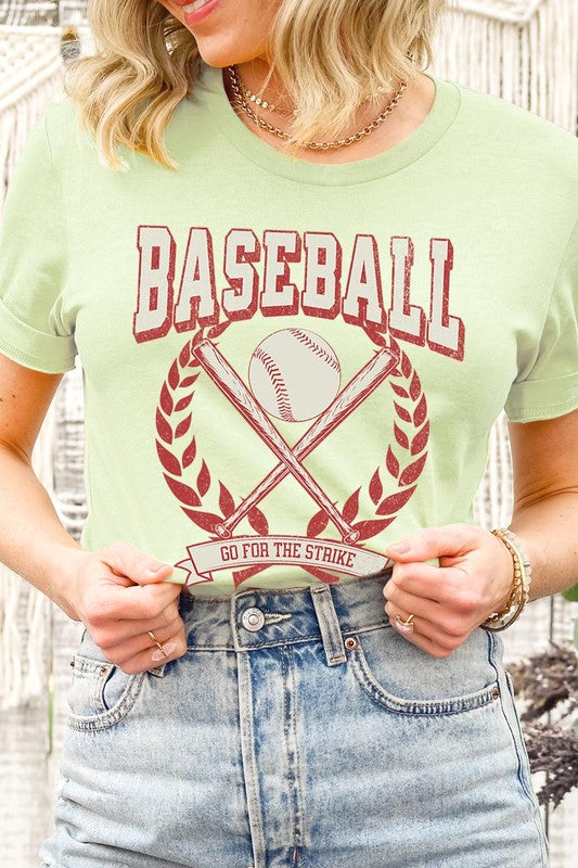 Baseball Sports Club Graphic T Shirts SPRING GREEN S by Color Bear | Fleurcouture