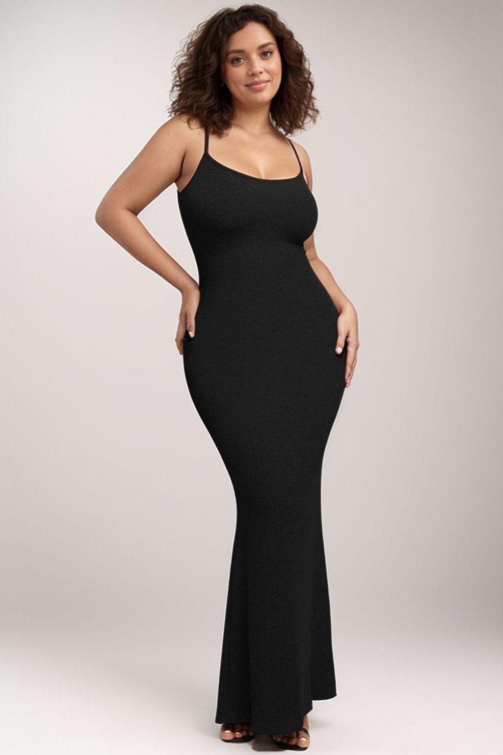 Basic Bae Built-In Shapewear Sleeveless Maxi Dress Shaping Bodysuits by Trendsi | Fleurcouture