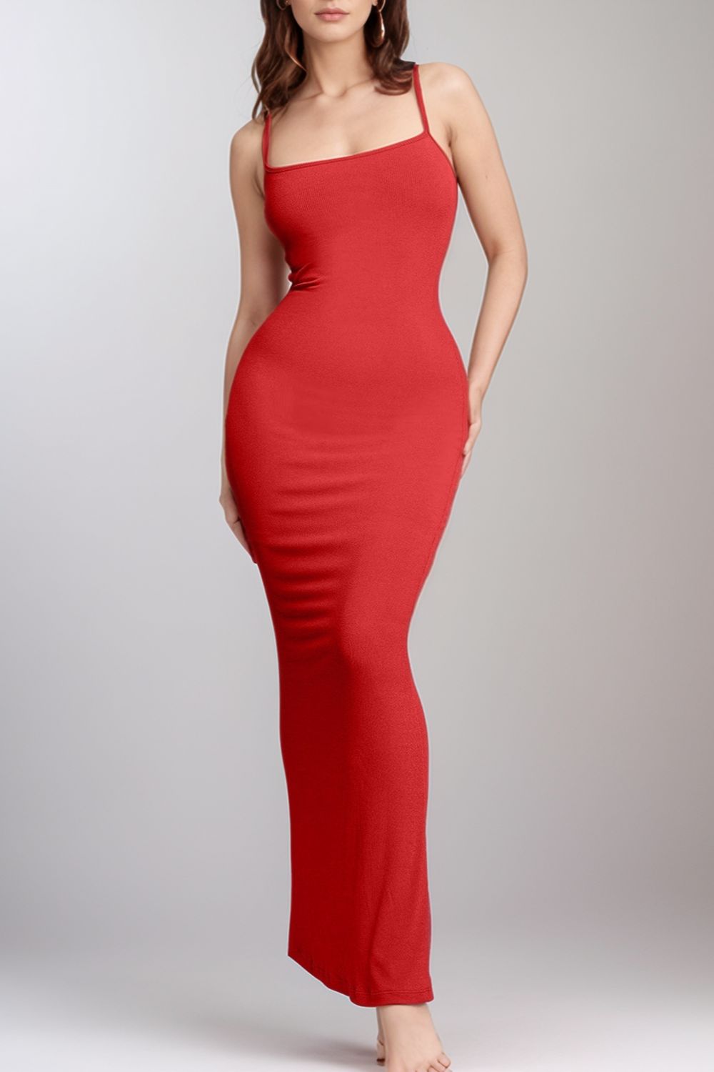 Basic Bae Built-In Shapewear Sleeveless Maxi Dress Shaping Bodysuits by Trendsi | Fleurcouture