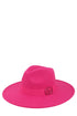 Basic CG Charm Fedora Hat FUCHSIA OS by ICCO ACCESSORIES | Fleurcouture