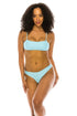 Basic two pieces Bikini Blue S by Mermaid Swimwear | Fleurcouture