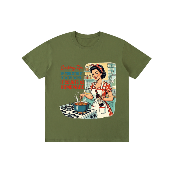 Homemade,retro,1950s,funny,sarcastic,tee,tshirt