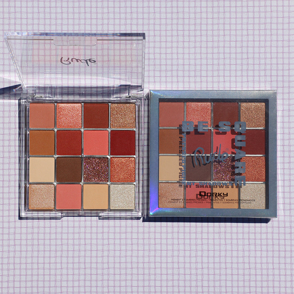 Be Square Pressed Pigments & Shadows - Dorky Eye Shadow by Rude Cosmetics | Fleurcouture