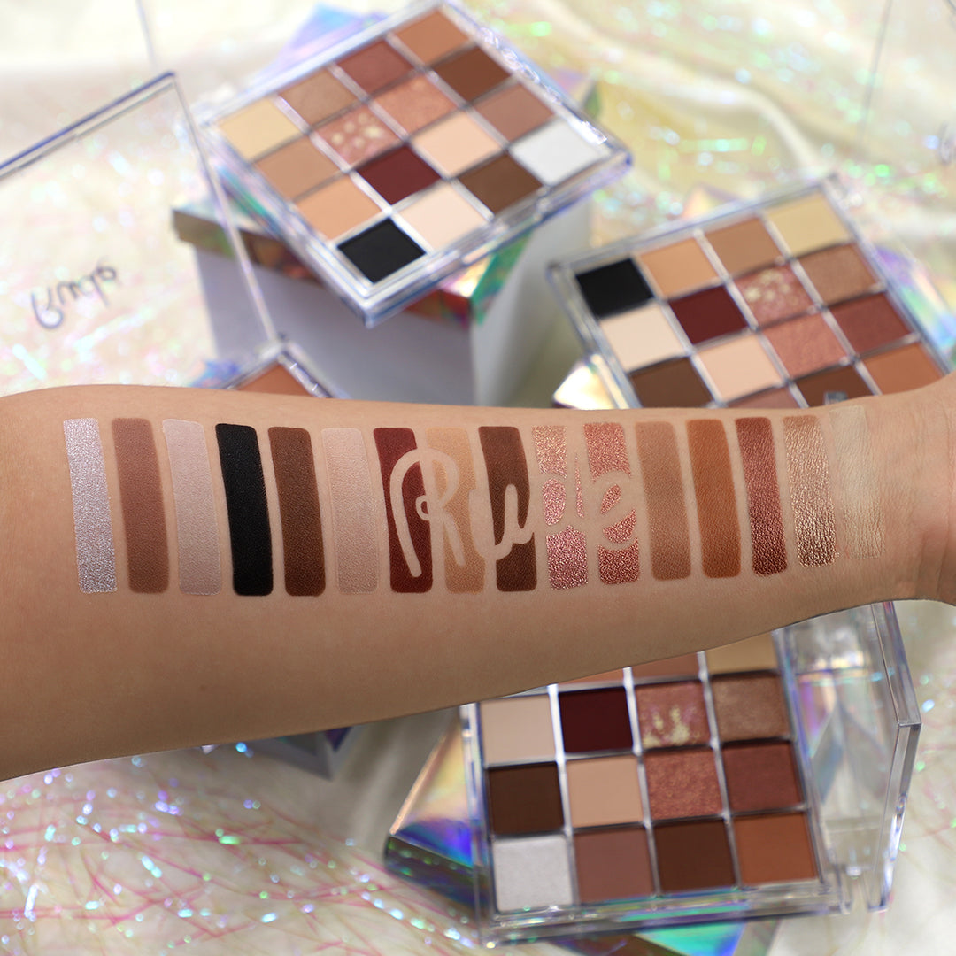 Be Square Pressed Pigments & Shadows - Geeky Eye Shadow by Rude Cosmetics | Fleurcouture