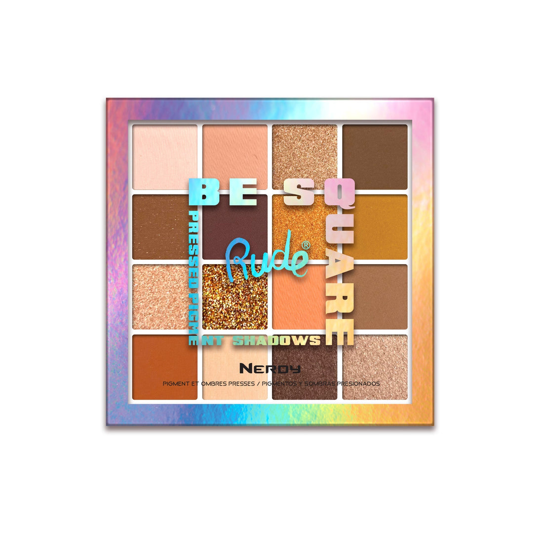 Be Square Pressed Pigments &amp; Shadows - Nerdy Eye Shadow by Rude Cosmetics | Fleurcouture