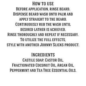 Organic Hand Whipped Beard Wash