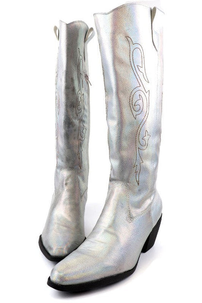 Beautiful Western Style Tall Boots by Miami Shoe Wholesale | Fleurcouture