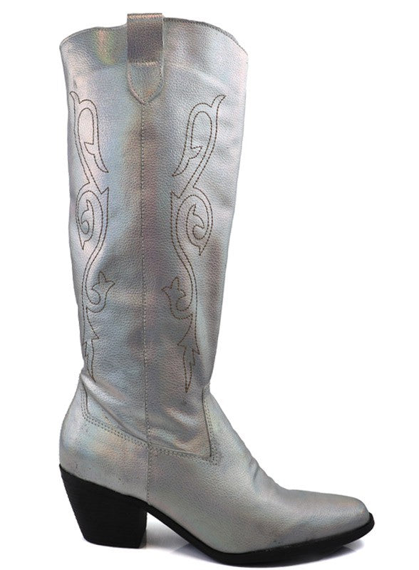 Beautiful Western Style Tall Boots by Miami Shoe Wholesale | Fleurcouture