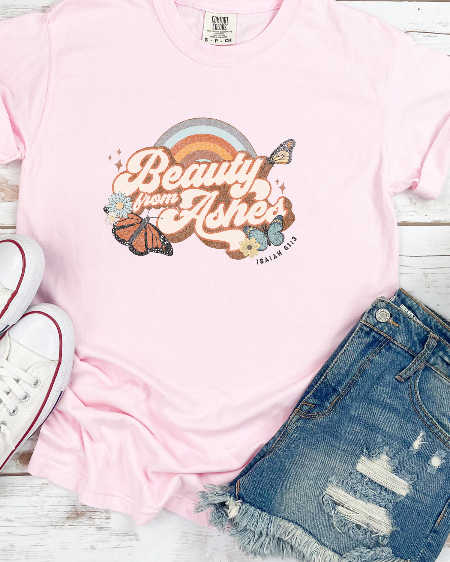 BEAUTY FROM ASHES TEE (COMFORT COLORS) by LL | Fleurcouture