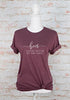 Beer Tastes Better By The Lake Graphic Tee Heather Maroon 2X by Ocean and 7th | Fleurcouture