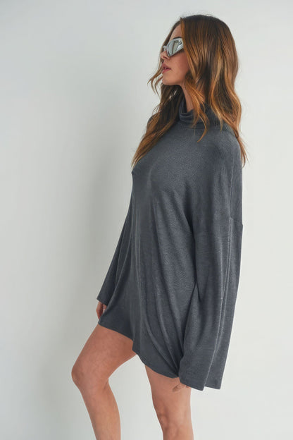 Bell Sleeve Turtle Neck Dress Dresses by Fleurcouture | Fleurcouture