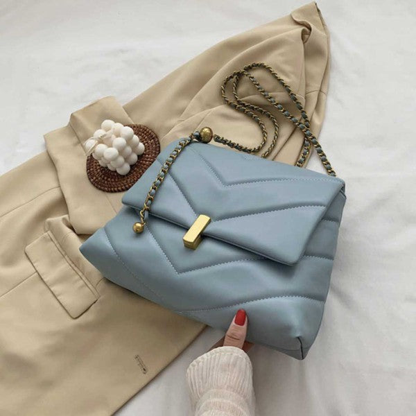 Bernie Shoulder Bag Light Blue OS by ClaudiaG Collection | Fleurcouture