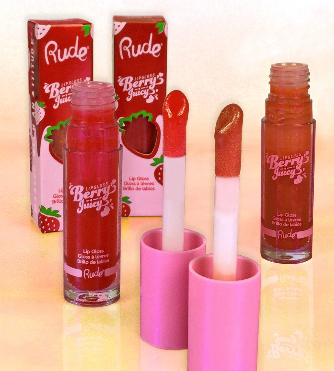 Berry Juicy Lip Gloss Lip Gloss by Rude Cosmetics | Fleurcouture