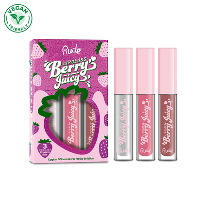 Berry Juicy Lip Gloss Set Lip Gloss by Rude Cosmetics | Fleurcouture