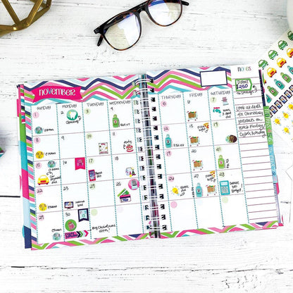 Best Planner Stickers | Family, Work, To-Dos, Events, Goals | 8 Styles Planner Stickers by Denise Albright® | Fleurcouture