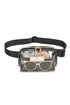 Black Clear Adjustable Belt Bag WS 600 Accessories by Nash Grey Wholesale | Fleurcouture