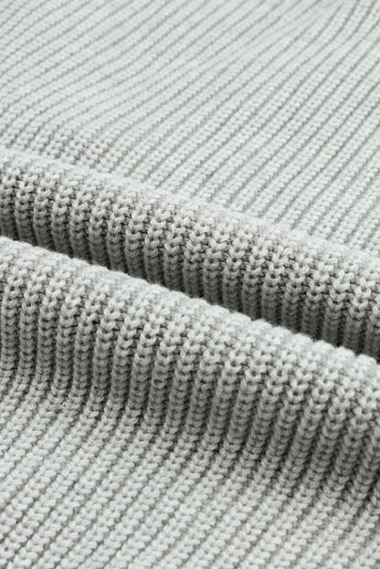 Black Knitted V Neck Sweater and Casual Pants Set 60%Cotton+40%Acrylic Two Piece Sets by Fleurcouture | Fleurcouture