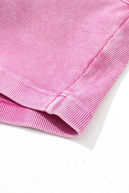 Black Ribbed Mineral Wash Racerback Cropped Tank Top 98%Cotton+2%Elastane Tops by Fleurcouture | Fleurcouture