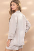 Blazer and Short Set Khaki S by Blue B | Fleurcouture