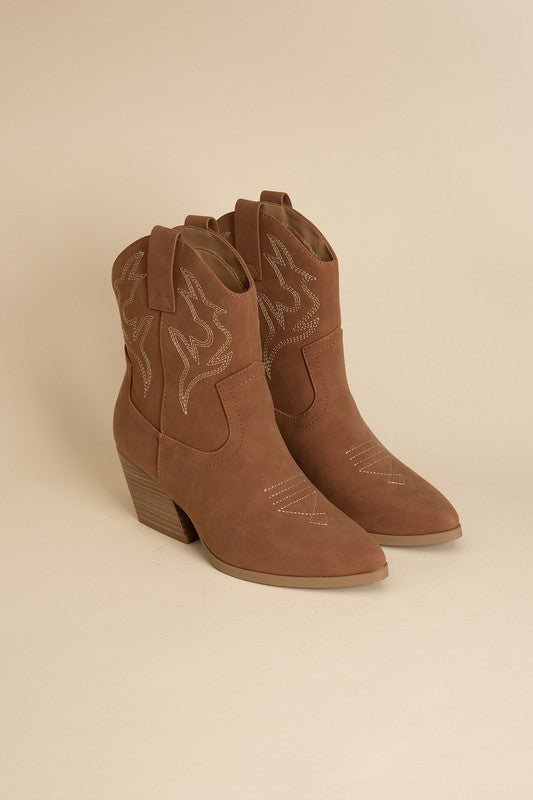 Blazing-S Western Boots COGNAC 5.5 Shoes &amp; Bags by Fortune Dynamic | Fleurcouture