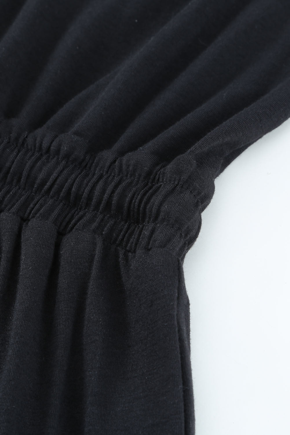 Blue Drawstring Waist Spaghetti Straps Jumpsuit 95%Polyester+5%Elastane Bottoms/Jumpsuits &amp; Rompers by Fleurcouture | Fleurcouture