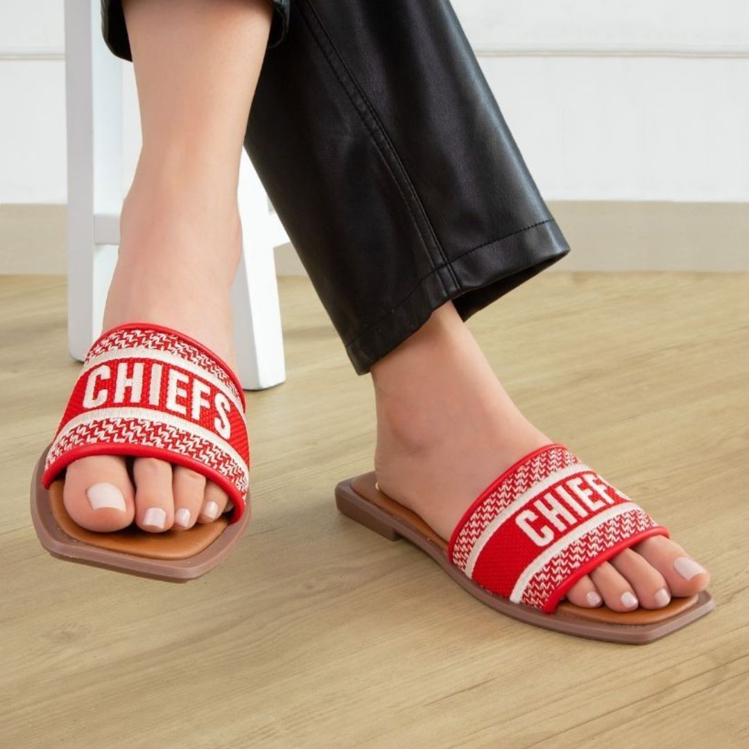 BOBBIE GAME DAY CHIEFS Chiefs FLATS by MODAPASSO | Fleurcouture