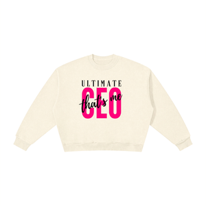 Boxy Fleece Crewneck Sweatshirt
