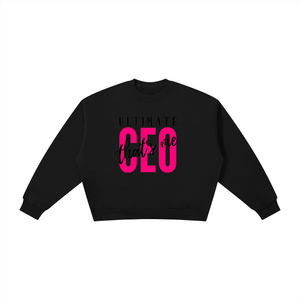 Boxy Fleece Crewneck Sweatshirt