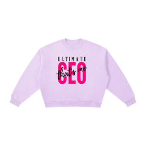 Boxy Fleece Crewneck Sweatshirt