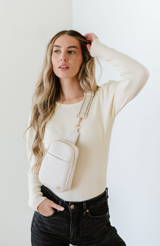 BRIDGET SLING CROSSBODY PHONE CASE BELT BAG 1 by Modern + Chic | Fleurcouture