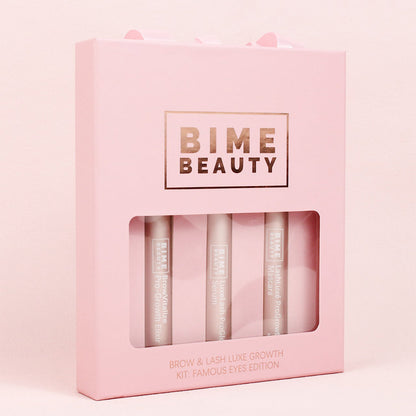 Brow &amp; Lash Lux Growth Kit: Famous Eyes Edition by BimeBeauty | Fleurcouture