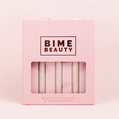 Brow &amp; Lash Lux Growth Kit: Famous Eyes Edition by BimeBeauty | Fleurcouture