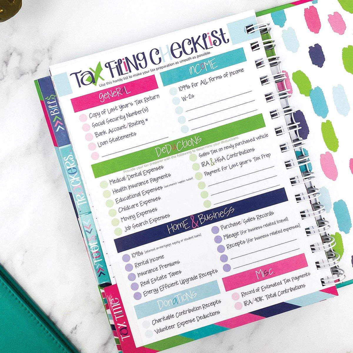 Budget Binder™ Bill Tracker Financial Planner Budgeting by Denise Albright® | Fleurcouture