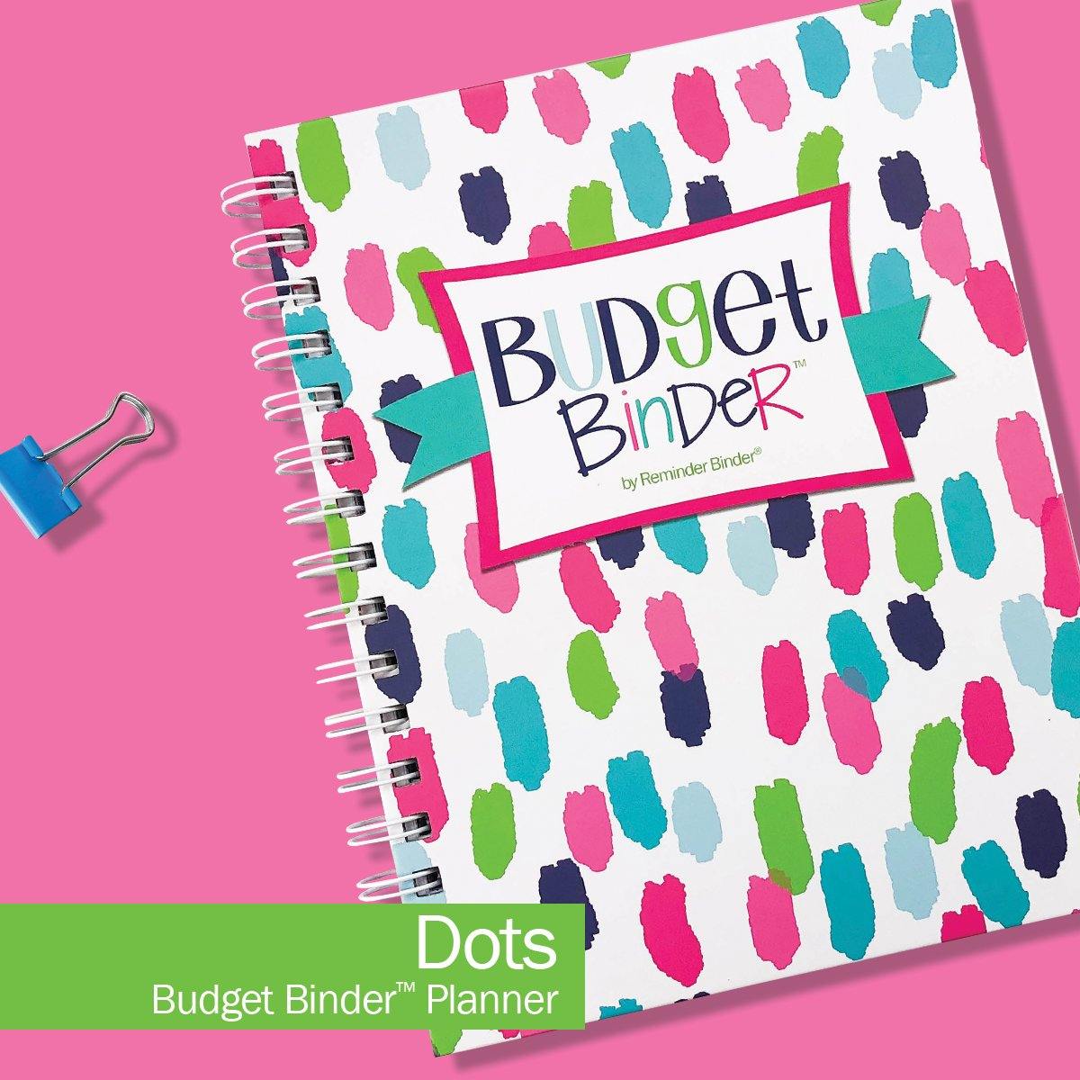 Budget Binder™ Bill Tracker Financial Planner Dots Budgeting by Denise Albright® | Fleurcouture