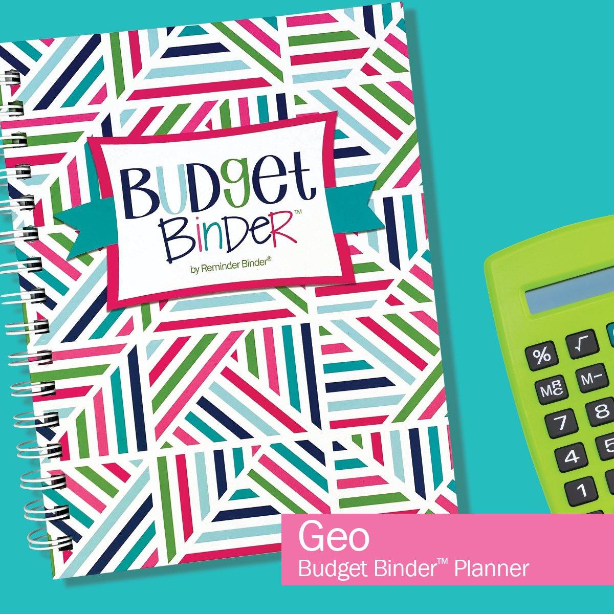 Budget Binder™ Bill Tracker Financial Planner Geo Budgeting by Denise Albright® | Fleurcouture